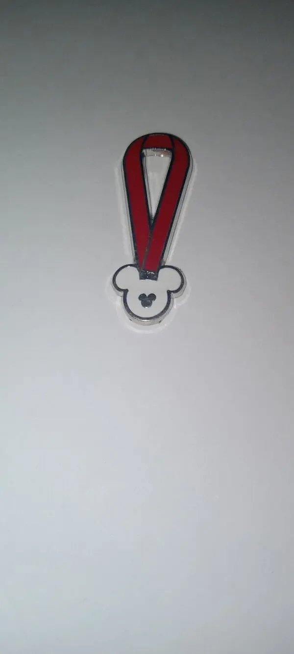 Disney Red Lanyard Medal pin.